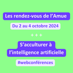 Les rendez vous de l'Amue 2024